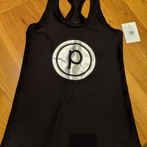 Pure Barre Silver Circle P Tank, Large